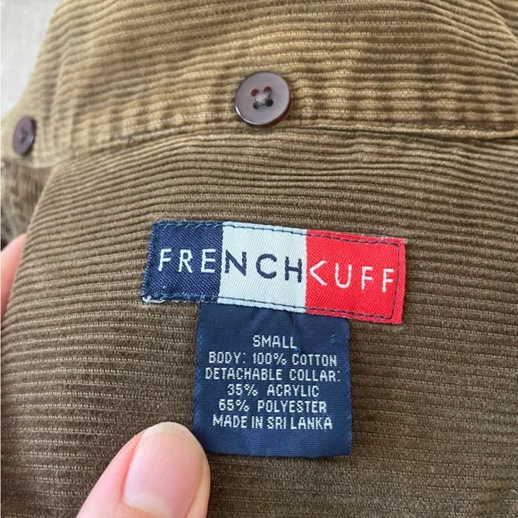 French Cuff | Corduroy Button-Up Jacket - Picture 2 of 6